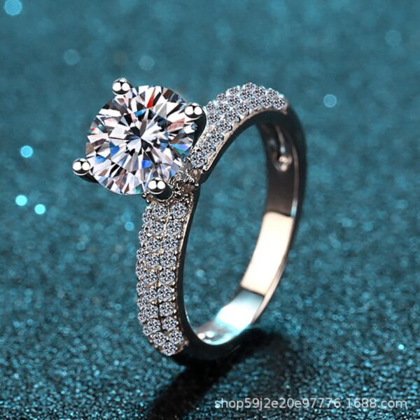 AZ372-S Fashion Fine Luxury Classic Moissanite Rose Flower Bracelets For Women s925 Sterling Silver Party Wedding Jewelry