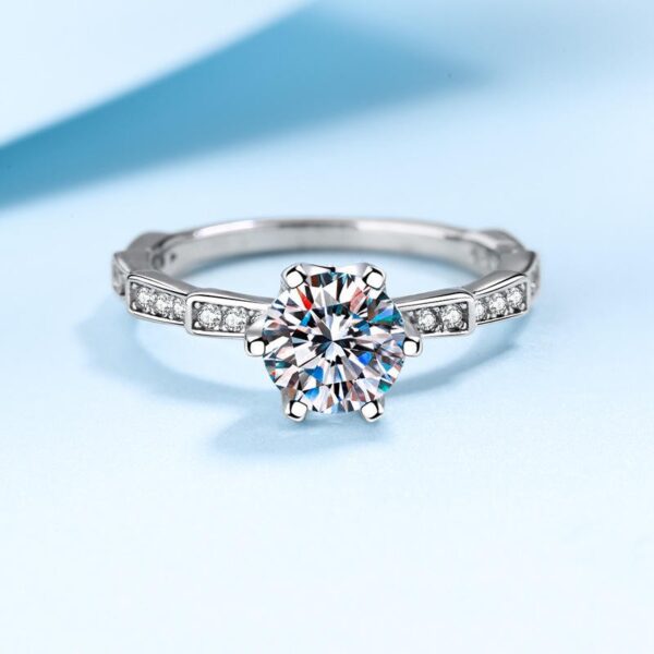 AZ719-X 1.8 Carat 3 Stone Blue Green White Color Moissanite Pendant Necklkace For Charm Lady With Certificate Silver 925 Jewelry Gift