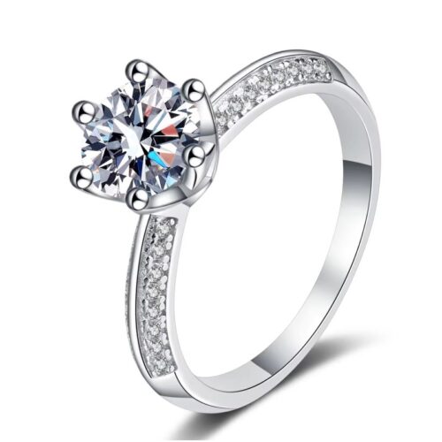 4gOqOXjhGfNzZCieRbsXC4b7LPy1pZKI-800x800-1 AZ420-J Twisted Buckle Single Row Platinum Rings for Women, Cluster Crown Single Pt950 Fine Jewelry Moissanite Ring Lady GRA Certified