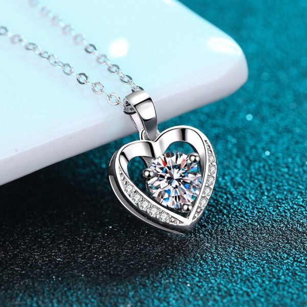 AZ354-X 925 sterling silver necklace women's Moissanite luxury diamond fashion pendant Jewelry
