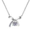 AZ106-X Luxury Platinum Pt950 cute fish Pendant for Women designer Moissanite Diamond Necklace birthday party Fine Jewelry girls Gift