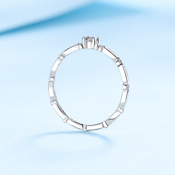 AZ690-X Moissanite Necklaces for Women 0.5ct Round Lab Diamond GRA s925 Sterling Silver 18k Dainty Daily Necklace Jewelry Gift