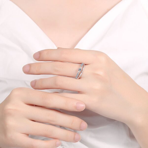 AZ460-X 18K White Gold Platinum PT950 1ct Moissanite Pendants Necklace for Women Jewelry Lightweight Everyday Pendant