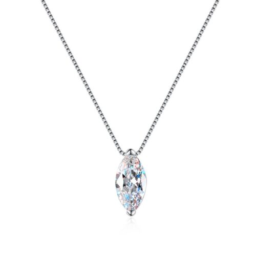 HpIwTrFvIDaDAalpnOErZdgFXIURuWHL-800x800-1 AZ878-X 1CT Marquise Cut Moissanite Necklace for Women Box Chain 5*10mm Stone S925 Sterling Silver Pendant Lab Diamond Jewelry