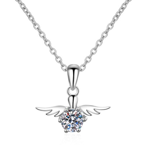 AZ054-X Fashion Trendy Luxury Fine Classic 3,2 Ct Moissanite Babysbreath Necklace For Women 925 Silver Party Charm Jewelry
