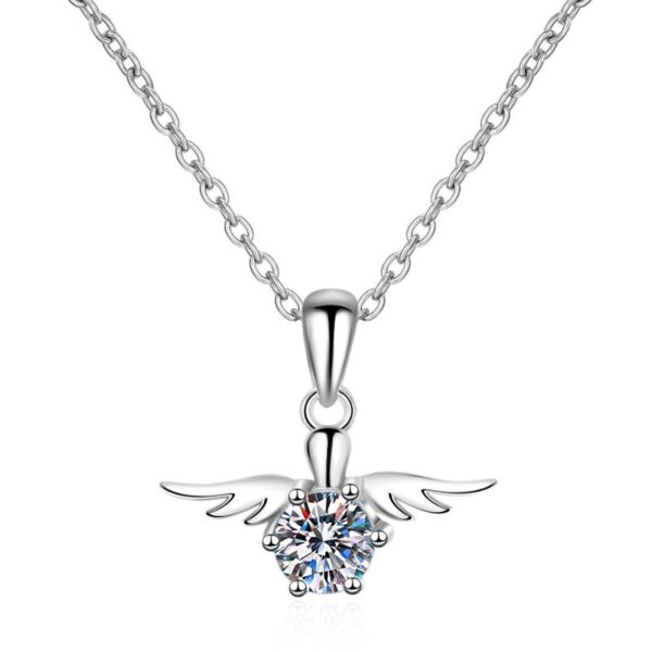 AZ054-X Fashion Trendy Luxury Fine Classic 3,2 Ct Moissanite Babysbreath Necklace For Women 925 Silver Party Charm Jewelry