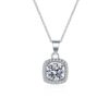 AZ424-X MoisaLuxe Official Store GRA Moissanite Plata Sterling 925 Silver Pendant V-shaped Micro-inlaid Necklace Clavicle Chain Items