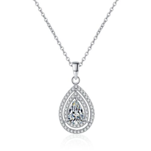 QN0tUUpvtieuRAlvuTALwc72RfT1TV0h-800x800-1 AZ869-X 1ct Pear Cut Moissanite Pendant Necklaces for Women Sterling Silver 925 with White Gold Plated Water Drop Necklace GRA