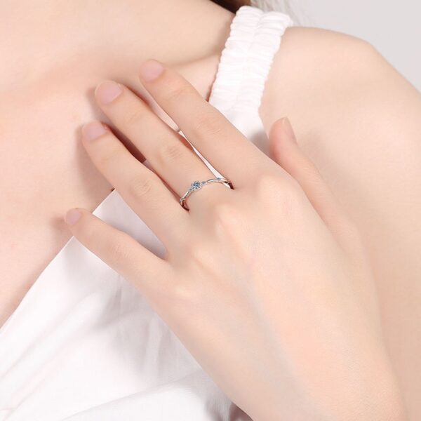 AZ690-X Moissanite Necklaces for Women 0.5ct Round Lab Diamond GRA s925 Sterling Silver 18k Dainty Daily Necklace Jewelry Gift