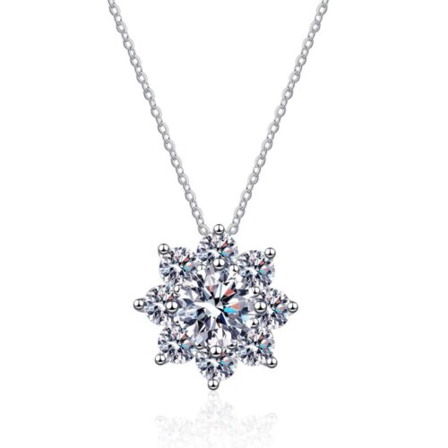 ZwePAP85ZytB1DEwI3Nuv8Gcqv4WL8ML-800x800-1 AZ745-X S925 Sterling Silver New Luxury Full Diamond Sunflower 1-2CT Moissanite Necklace Suitable for Women's Party Jewelry
