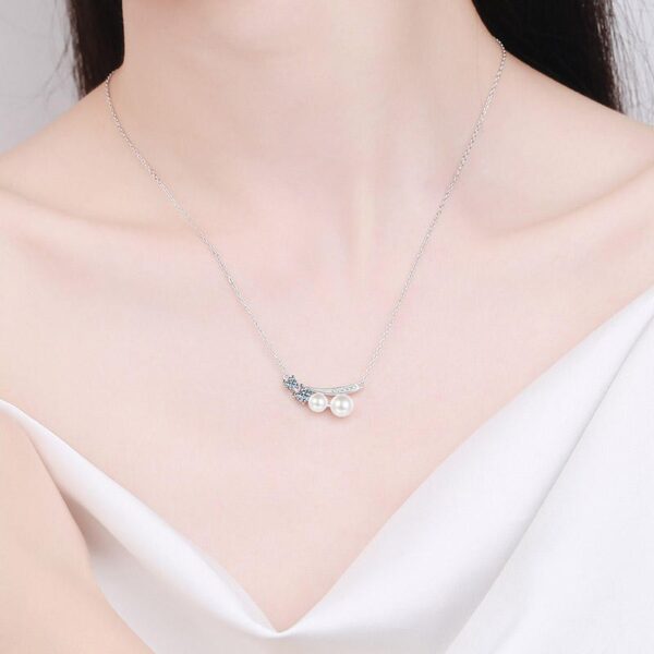 AZ466-X Fashion Luxury Trendy Classic Fresh Moissanite Simple Cross Necklace For Women Girl 925 Silver Party Charm Jewelry