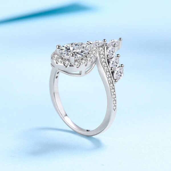 AZ404-J 925 Sterling Silver Lovers Wedding Frosted Rings For Men Top Quality 1ct VVS1 D Moissanite Engagement Fashion Jewelry