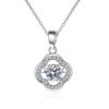 AZ425-X 5mm D Color Moissanite Necklace Lab Diamond GRA Certified Fine Jewelry 925 Sterling Silver Necklaces Wedding for Women