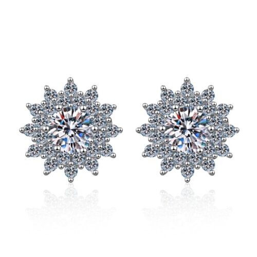 AZ016-J GRA Certified 1.0 Carat Moissanite Ring VVS1 Lab Diamond Solitaire Ring for Women Engagement Promise Wedding Bands Jewelry Gift