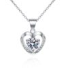 AZ354-X 925 sterling silver necklace women's Moissanite luxury diamond fashion pendant Jewelry